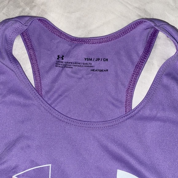 Under armor girls loose tank top size small - Picture 3 of 4